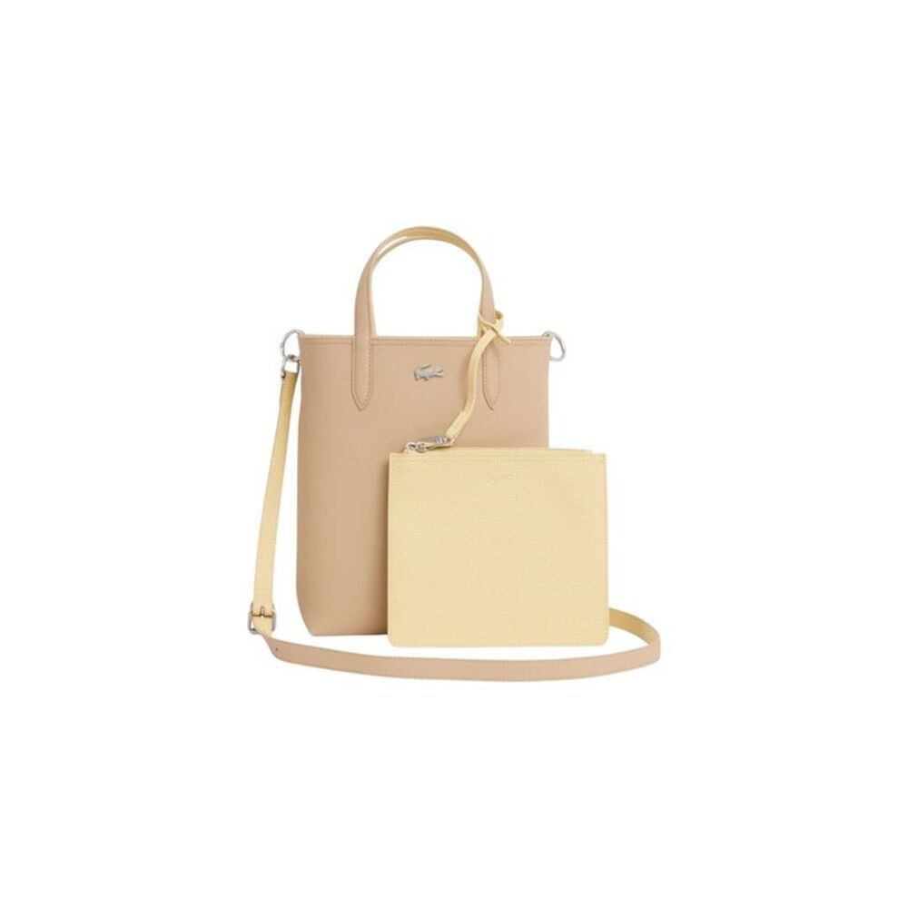 Lacoste Beige Leather Women's Handbag